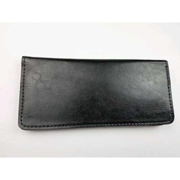 Nano Universe Leather Bifold Full Size Long Wallet Black - Picture 1 of 5
